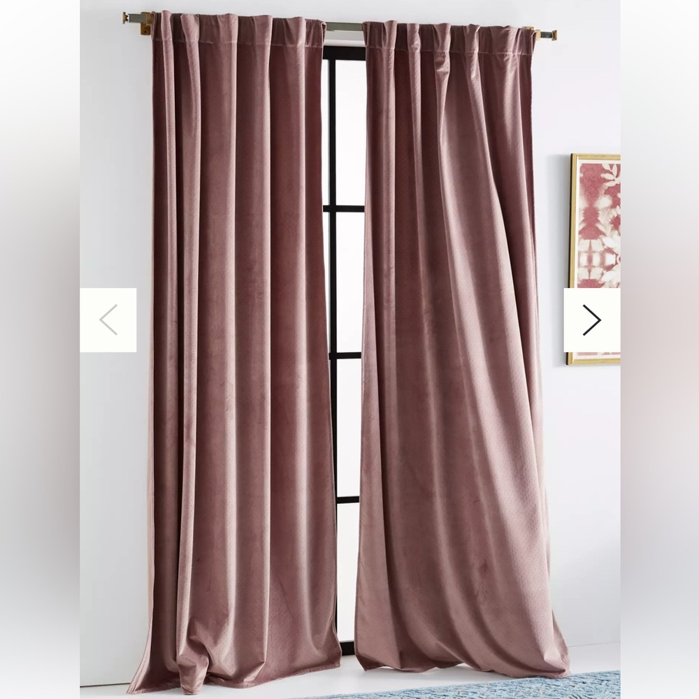 Gorgeous Velvet Anthropologie Curtain Set